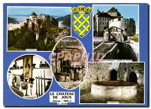 Cartes postales moderne Les beaux sites du Doubs Franche Comte Le Chateau de Joux