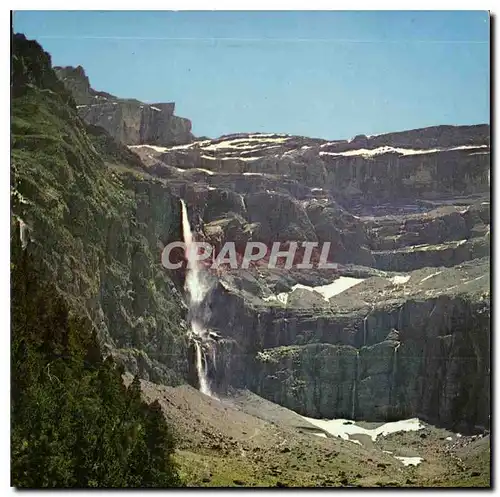 Moderne Karte Nos Belles Pyrenees Gavarnie Hautes Pyrenees La Grande Cascade