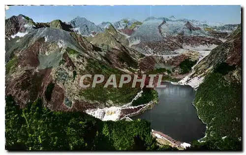 Cartes postales moderne Vallee d'Aure Lac d'Oredon Barrage et lac de Cap de long