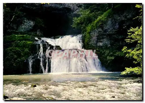 Cartes postales moderne Franche Comte Pittoresque Touriste Nans sous Ste Anne Doubs Source du Lizon La Cascade en eau mo