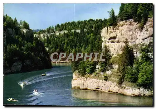 Cartes postales moderne Les beaux sites du Doubs Franche Comte Les bassins du Doubs le Rochers Louis Philippe