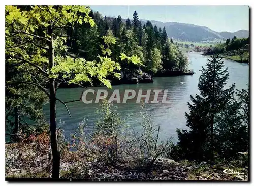 Moderne Karte Les Beaux Sites de Franche Franche Comte L'entree des Bassins du Doubs