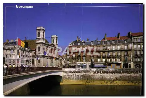 Cartes postales moderne Besancon Doubs Le Pont Battant sur le Doubs