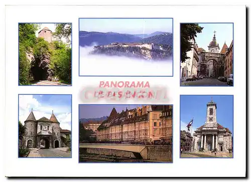 Cartes postales moderne Besancon Panoramique Doubs La Citadelle