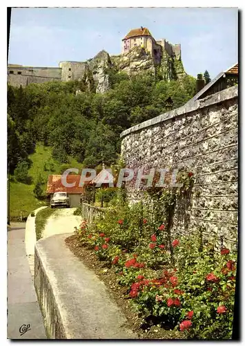 Moderne Karte Env de Pontarlier Doubs Fort de Joux