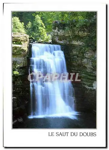 Cartes postales moderne Les Couleurs du Doubs Franche Comte Le Saut du Doubs