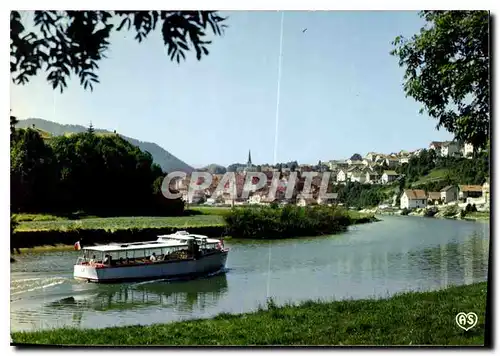 Moderne Karte La Franche Comte Pittoresque Le Saut du Doubs Frontiere Franco Suisse Viller le Lac