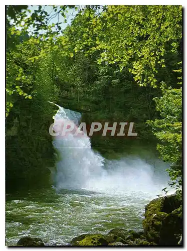 Cartes postales moderne La Franche Comte Pittoresque Le Saut du Doubs Frontiere Franco Suisse Le Saut du Doubs Hautuer