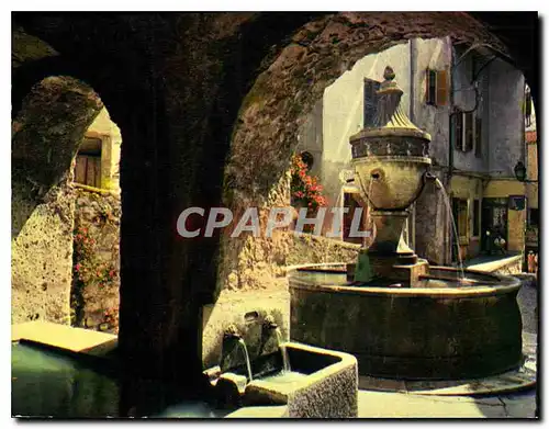 Cartes postales moderne La Cote d'Azur French Riviera Saint Paul De Vence La Fontaine