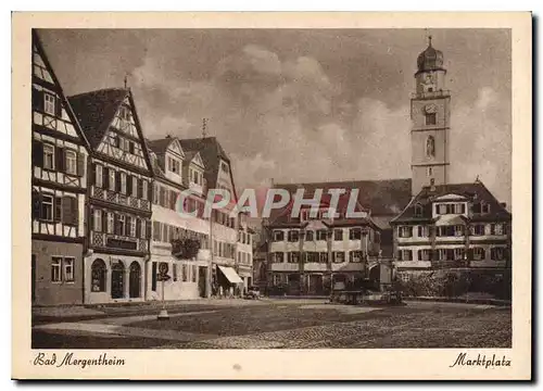Cartes postales moderne Bad Mergentheim Marketplace