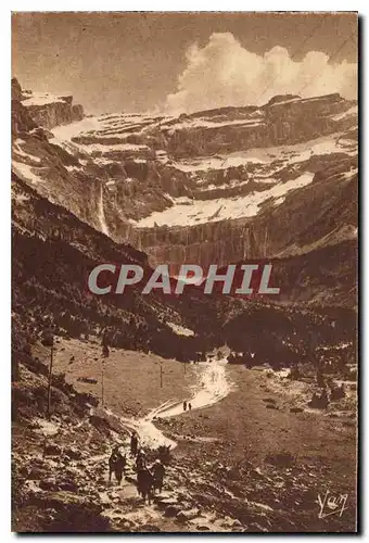 Cartes postales moderne Gavarnie Le Cirque vu du Plateau de la Prade