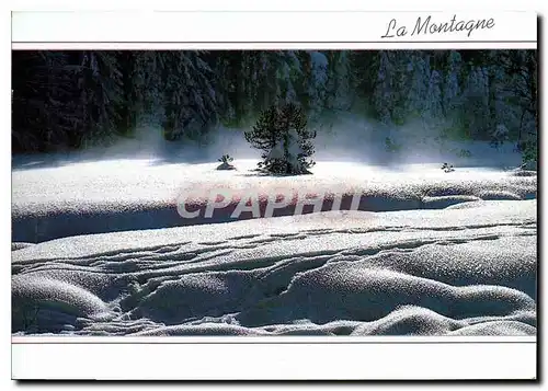 Moderne Karte Images de nos montagnes en hiver