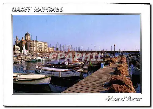 Cartes postales moderne Saint Rapahael Var Le Port et le Quai aux Pecheurs