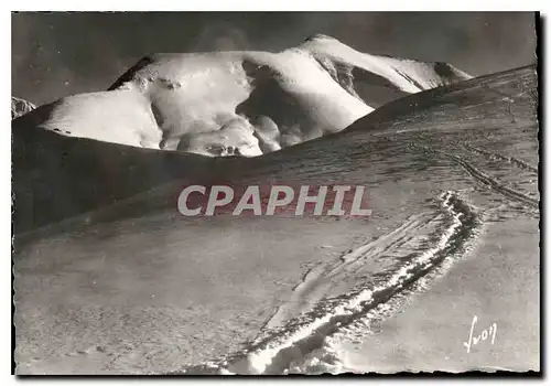 Cartes postales moderne St Nicolas de Veroce Hte Savoie Champs de neige et le mont Joly