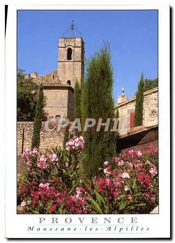 Moderne Karte Provence Alpes Cote d'Azur Maussane les Alpilles