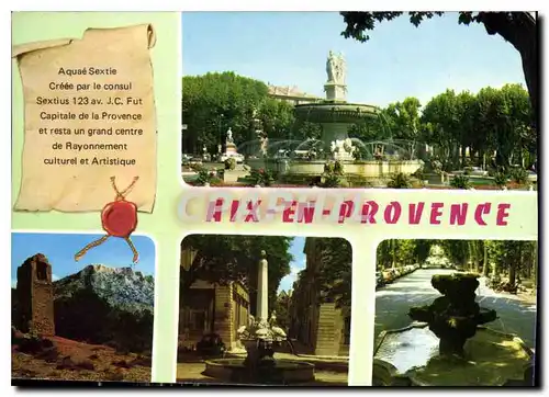 Cartes postales moderne Reflets de Provence Aix en Provence