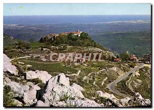 Cartes postales moderne Cote d'Azur French Riviera Excursion des Gorges du Loup Gourdon Vue generale