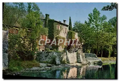 Moderne Karte Cote d'Azur French Riviera La Colle sur Loup L'arriere pays pittoresque