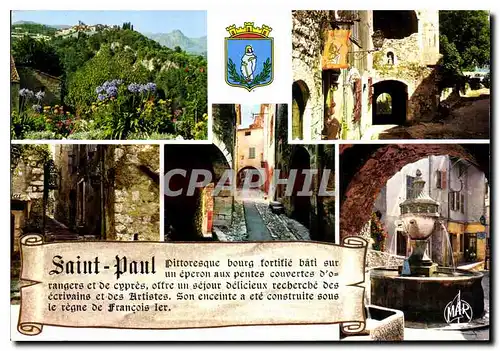 Cartes postales moderne Cote d'Azur French Riviera St Paul De Vence