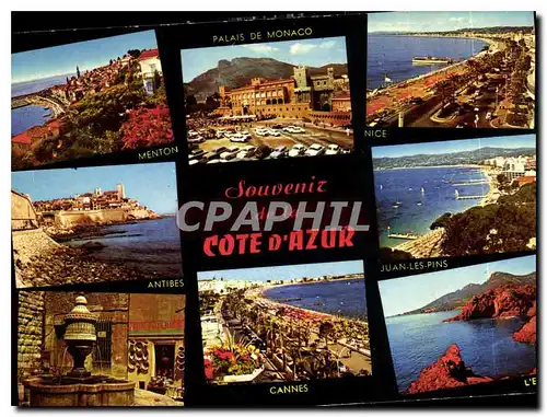 Cartes postales moderne Souvenir de la Cote d'Azur