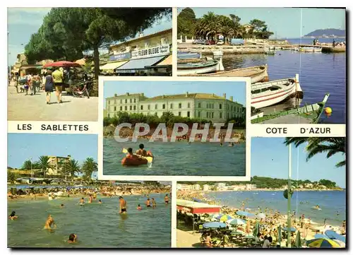 Cartes postales moderne Lumiere et Beaute de la Cote d'Azur Souvenir des Sablettes