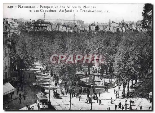 Cartes postales moderne Marseille Perspective des Allees de Meilhan et des Capucines