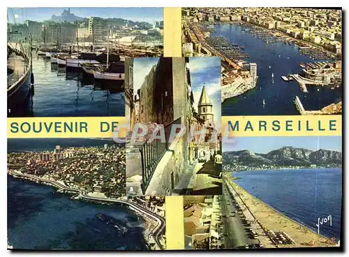 Cartes postales moderne Couleurs et Lumiere de France Marseille Bouches du Rhone