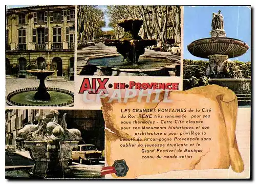 Cartes postales moderne Cite du Roy Rene Porte de la Cote d'Azur Aix en Provence