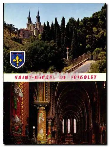 Moderne Karte En Provence Abbaye de Saint Michel de Frigolet par Tarascon