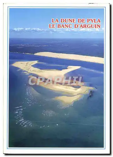 Cartes postales moderne Bassin d'Arcachon La Dune De Pyla et le Blanc d'Arguin