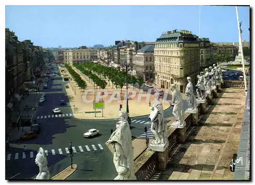 Cartes postales moderne Couleurs et Lumiere de France Bordeaux Gironde Les Allees de Tourny prises de la Terrasse du Gra