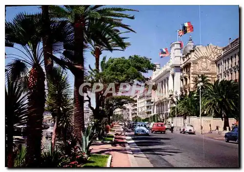 Moderne Karte Soleil de la Cote d'Azur La Promenade des Anglais Nice