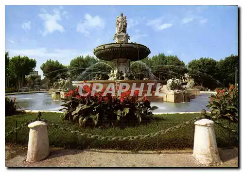 Cartes postales moderne La Cite du Roy Rene Aix en Provence La grande Fontaine sur la  Rotonde XIX siecle