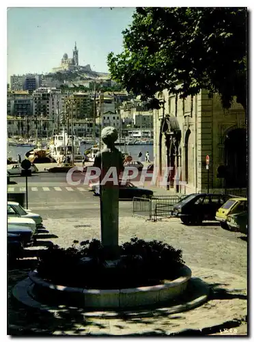 Cartes postales moderne Marseille Notre Dame de la Garde vieille sur Marseille