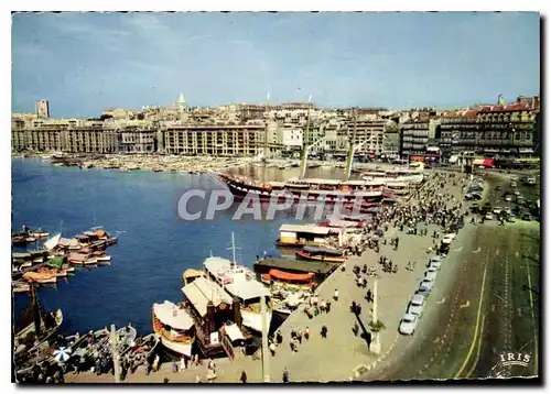 Moderne Karte Marseille Le Quai des Belges et le Vieux Port