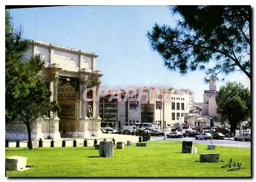 Cartes postales moderne Marseille la Porte d'Aix et Hotel de la region