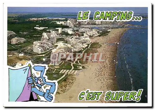 Cartes postales moderne Le camping La Grande Motte