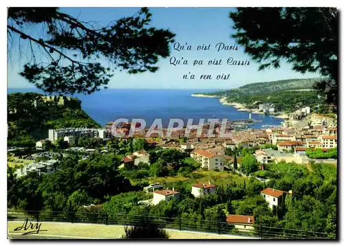 Cartes postales moderne Cassis B du R vue generale