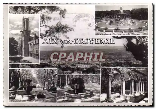 Cartes postales moderne La cite du Roy Rene Aix en Provence Souvenir