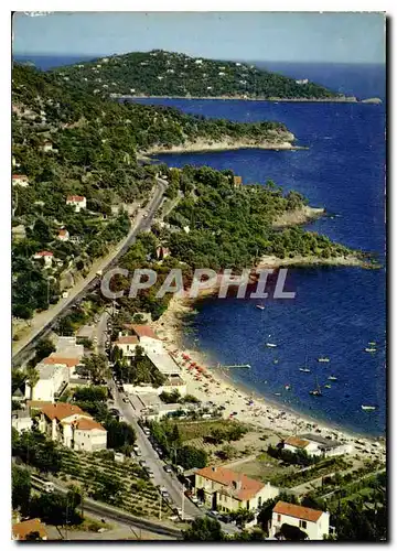 Moderne Karte Lumiere et Beaute de la Cote d'Azur d'Aiguebelle au Cap Negre inondees de Soleil les Plages et l