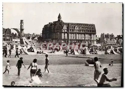 Cartes postales moderne Le Touquet Paris Plage la Plage devant le Grand Hotel