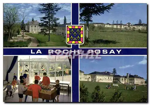 Cartes postales moderne La Roche Posay Vienne la Colline ensoleillee Baby Foot Football