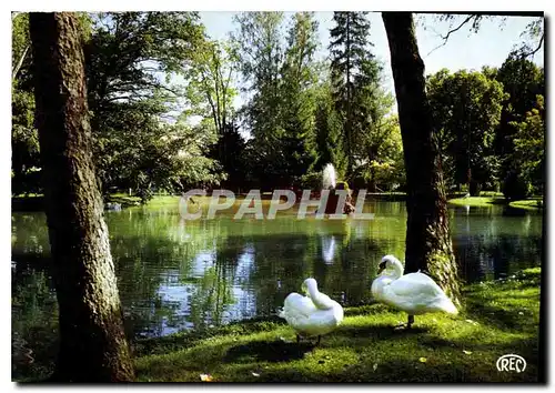 Moderne Karte Chateauroux Indre le Lac du Jardin public