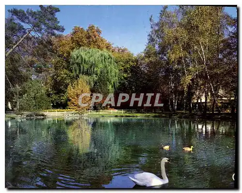 Moderne Karte Chateauroux Indre le Lac du Jardin public