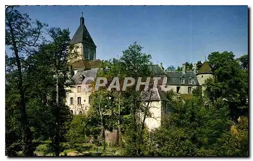 Cartes postales moderne En Berry Gargilesse bati en Pain de Sucre sur une eminence escarpee et domirie par sa Jolie Egli