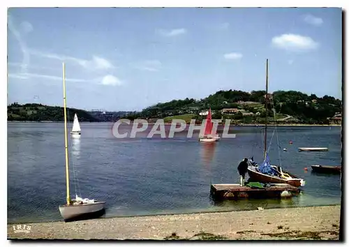 Moderne Karte L'Indre touristique le Lac Chambon et la Plage Bonnu