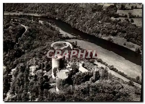Cartes postales moderne Cuzion Indre vue aerienne Chateau de Chateaubrun et la Creuse