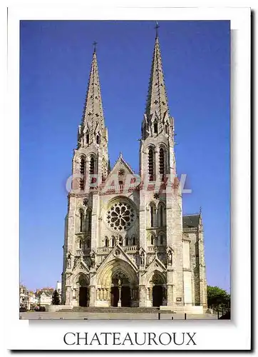 Moderne Karte Chateauroux Indre Eglise Saint Andre