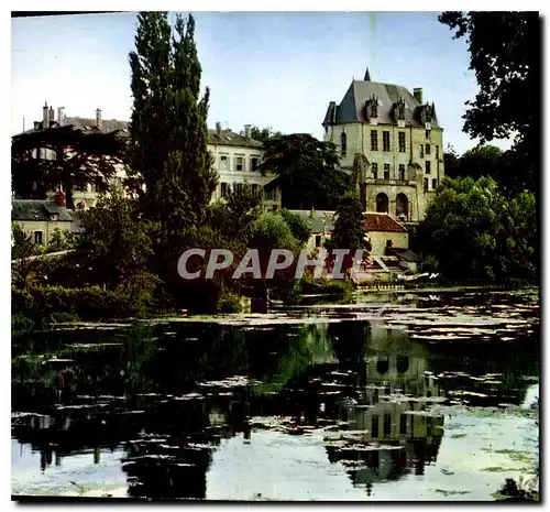 Moderne Karte Chateauroux Indre les Bords de l'Indre la Prefecture le Chateau Raoul