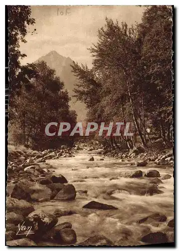 Cartes postales moderne Cauterets le Peguere et le Gave